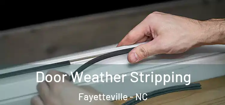 Door Weather Stripping Fayetteville - NC