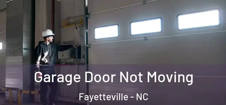  Garage Door Not Moving Fayetteville - NC