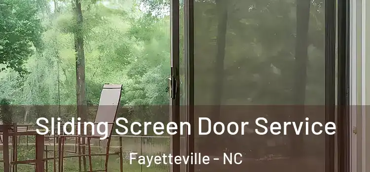 Sliding Screen Door Service Fayetteville - NC